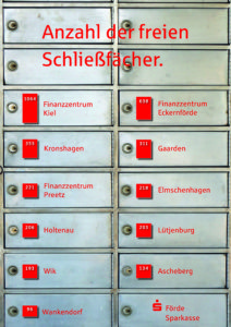 An einigen Standorten gibt es nur noch wenige freie Schließfächer.