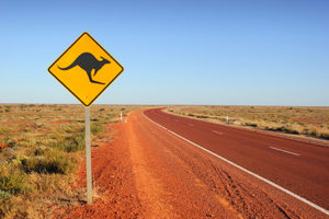 Straße in Australien
