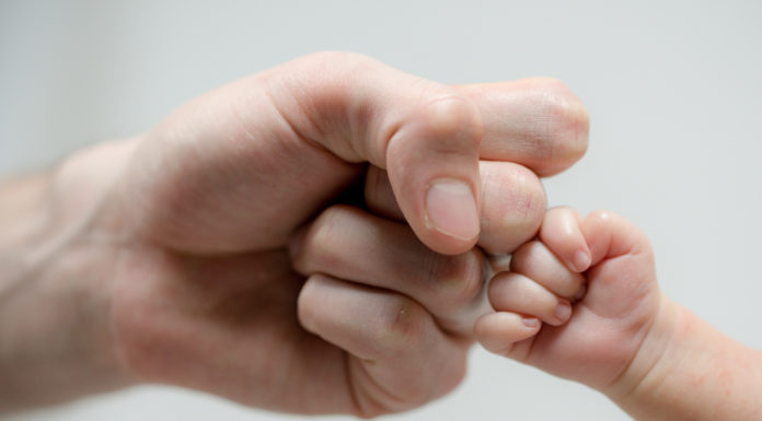 Elternzeit in der Förde Sparkasse Ein tolles Team: Vater und Sohn