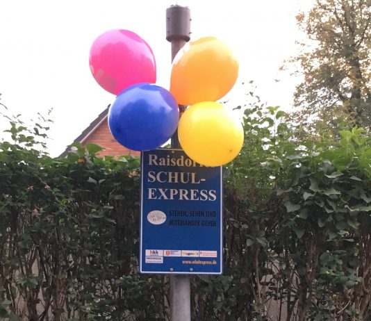 Sicher zur Schule mit dem „Schulexpress“ Haltestelle des Schulexpress
