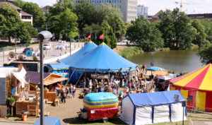 Der MUDDIMARKT auf der Kieler Woche