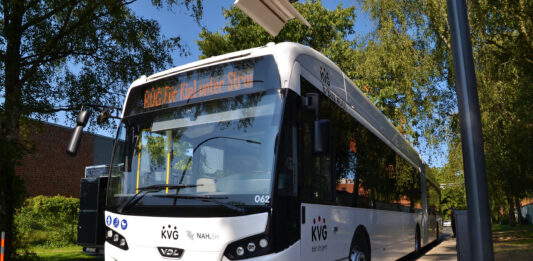 E-Busse auf Kiels Straßen e-bus