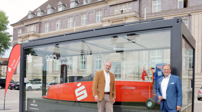 Seacycler – Die Förde Sparkasse fördert Deutschlands erstes E-Tretboot