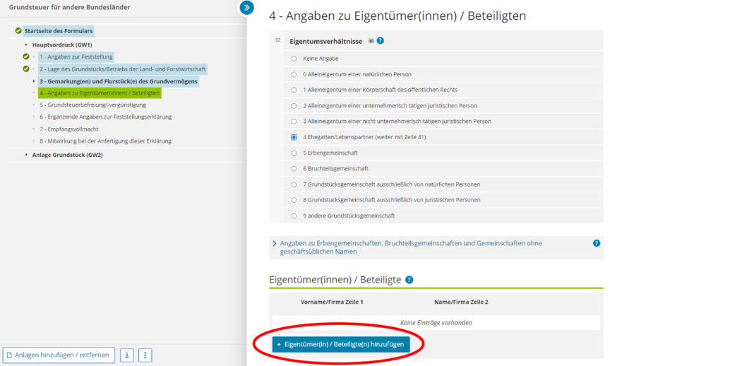 Klickanleitung Für ELSTER Grundsteuer Feststellungserklärung