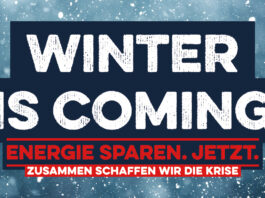 Energie sparen. Jetzt. – Zusammen schaffen wir die Krise
