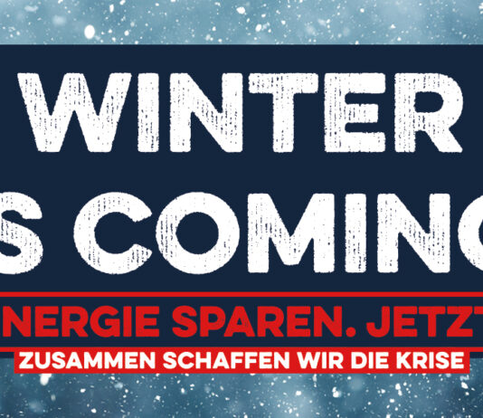 Energie sparen. Jetzt. – Zusammen schaffen wir die Krise