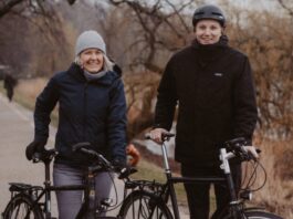 Mit dem Fahrrad zur Arbeit und durch Kiel