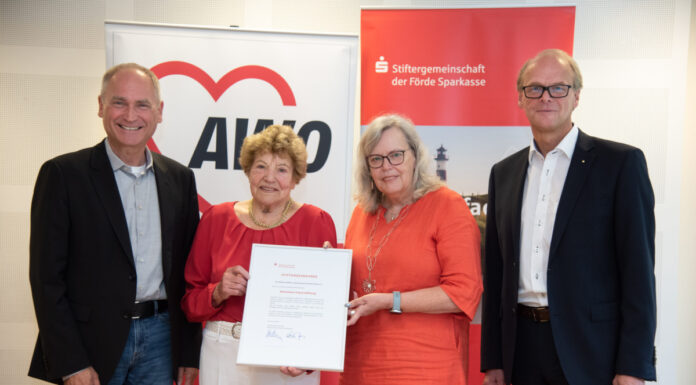 Die 100. Stiftung in der Stiftergemeinschaft der Förde Sparkasse