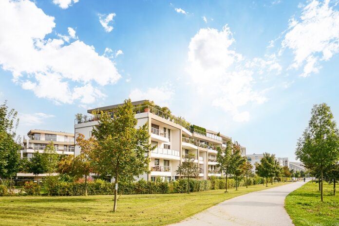 Modernes Wohnviertel