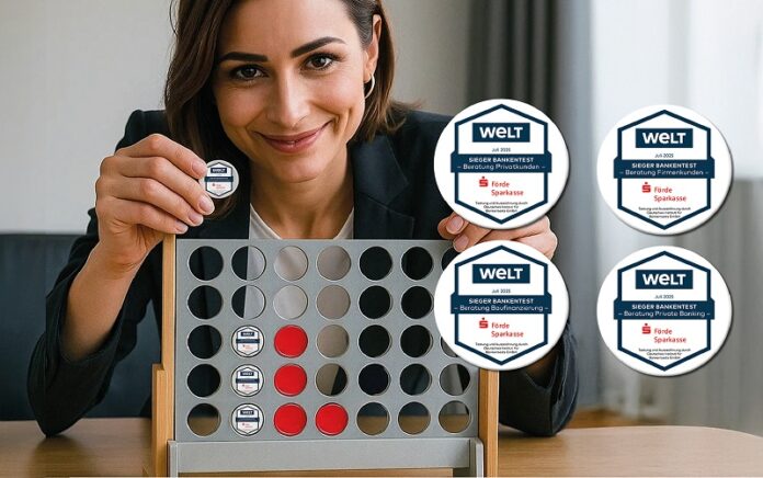 Frau spielt 4 gewinnt